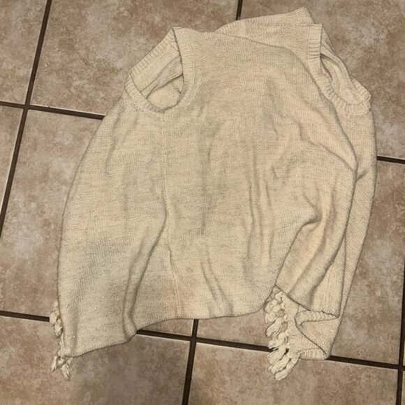 Lilly Pulitzer Girls M (6-7) Gold Mini Abbott SweaterCardigan Fringes - Picture 4 of 6